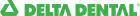 Delta Dental Logo: Green triangular shape followed by 'DELTA DENTAL' in green, bold, uppercase letters, with a registered trademark symbol at the top right corner.